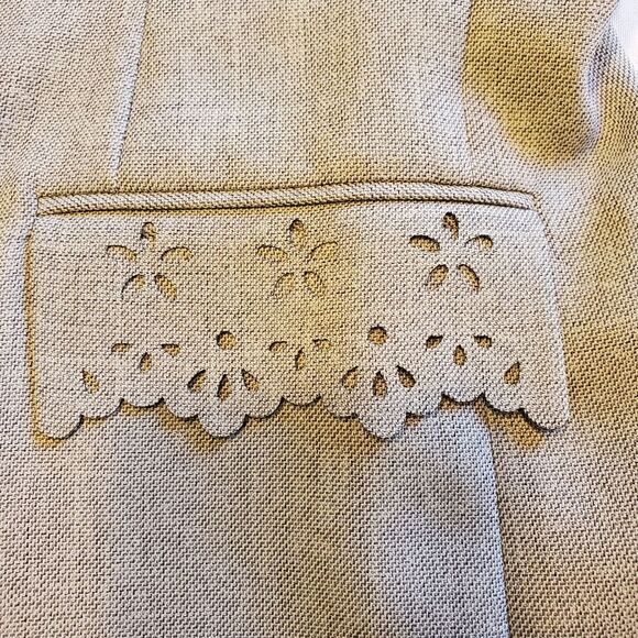 Alfred Dunner Ladies Petite Suit in Light Gray Jacket Size 10P Pants Size 12P - Picture 14 of 15